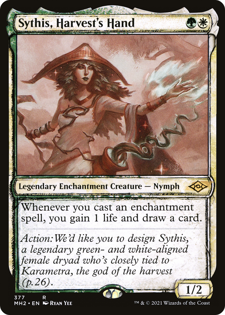 Sythis, Harvest's Hand (MH2-377) - Modern Horizons 2: (Showcase) - Premium MTG Single from Wizards of the Coast - Just $0.55! Shop now at Game Crave Tournament Store