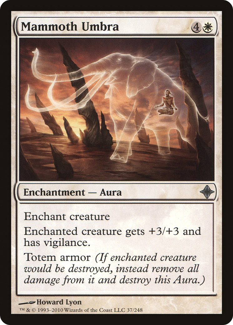 Mammoth Umbra (ROE-037) - Rise of the Eldrazi - Premium MTG Single from Wizards of the Coast - Just $0.25! Shop now at Game Crave Tournament Store