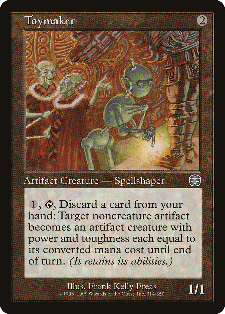 Toymaker (MMQ-314) - Mercadian Masques - Premium MTG Single from Wizards of the Coast - Just $0.08! Shop now at Game Crave Tournament Store