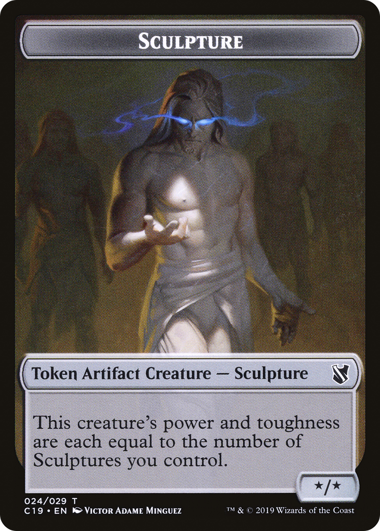 Sculpture (TC19-024) - Commander 2019 Tokens - Premium MTG Single from Wizards of the Coast - Just $0! Shop now at Game Crave Tournament Store
