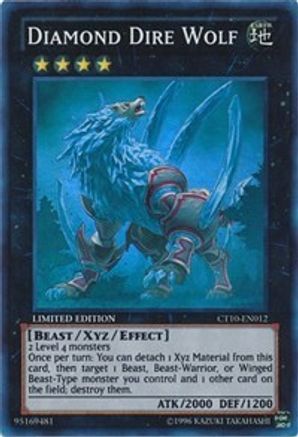Diamond Dire Wolf (CT10-EN012) - 2013 Collectors Tins Limited - Premium Yugioh Single from Konami - Just $0.47! Shop now at Game Crave Tournament Store