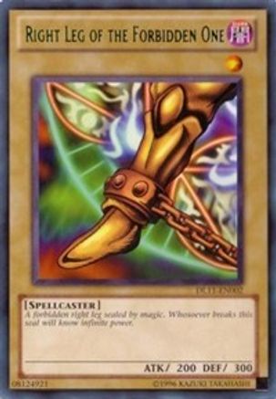 Right Leg of the Forbidden One (Purple) (DL11-EN002) - Duelist League Promo Unlimited - Premium Yugioh Single from Konami - Just $17.72! Shop now at Game Crave Tournament Store