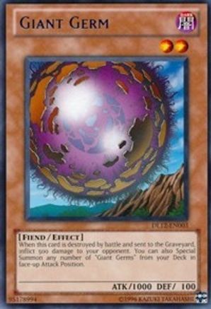 Giant Germ (Red) (DL12-EN003) - Duelist League Promo Unlimited - Premium Yugioh Single from Konami - Just $0.12! Shop now at Game Crave Tournament Store