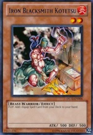 Iron Blacksmith Kotetsu (Red) (DL12-EN006) - Duelist League Promo Unlimited - Premium Yugioh Single from Konami - Just $2.50! Shop now at Game Crave Tournament Store