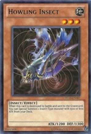 Howling Insect (Red) (DL13-EN007) - Duelist League Promo Unlimited - Premium Yugioh Single from Konami - Just $1.75! Shop now at Game Crave Tournament Store