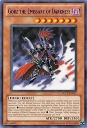 Gorz the Emissary of Darkness (Red) (DL13-EN013) - Duelist League Promo Unlimited - Premium Yugioh Single from Konami - Just $5.10! Shop now at Game Crave Tournament Store