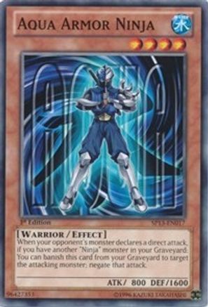Aqua Armor Ninja (SP13-EN017) - Star Pack 2013 1st Edition - Premium Yugioh Single from Konami - Just $0.08! Shop now at Game Crave Tournament Store