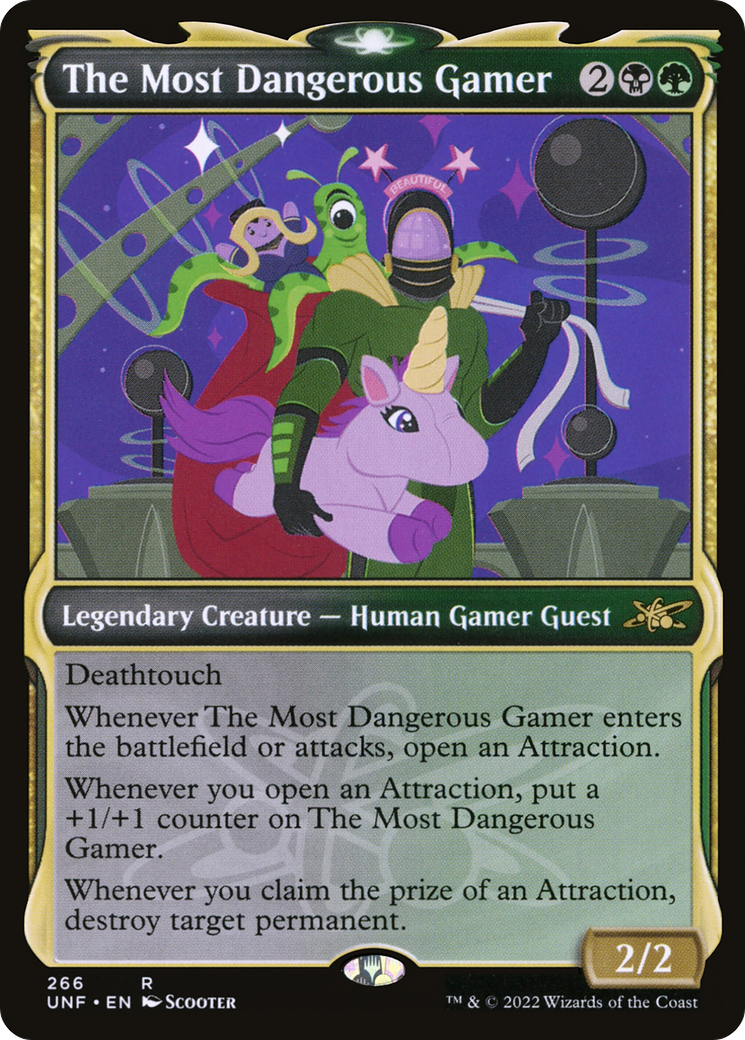 The Most Dangerous Gamer (UNF-266) - Unfinity: (Showcase) - Premium MTG Single from Wizards of the Coast - Just $0.08! Shop now at Game Crave Tournament Store