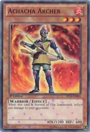 Achacha Archer (Starfoil) (SP13-EN004) - Star Pack 2013 1st Edition - Premium Yugioh Single from Konami - Just $0.25! Shop now at Game Crave Tournament Store