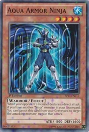 Aqua Armor Ninja (Starfoil) (SP13-EN017) - Star Pack 2013 Unlimited - Premium Yugioh Single from Konami - Just $0.25! Shop now at Game Crave Tournament Store