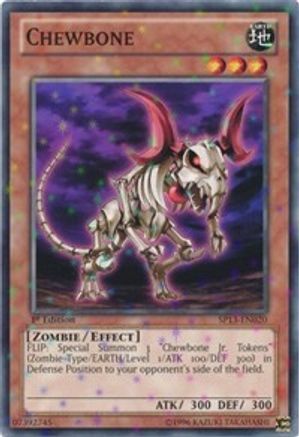Chewbone (Starfoil) (SP13-EN020) - Star Pack 2013 1st Edition - Premium Yugioh Single from Konami - Just $0.50! Shop now at Game Crave Tournament Store