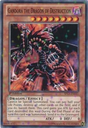 Gandora the Dragon of Destruction (Starfoil) (SP13-EN041) - Star Pack 2013 1st Edition - Premium Yugioh Single from Konami - Just $0.72! Shop now at Game Crave Tournament Store