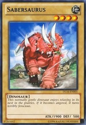 Sabersaurus (Blue) (DL16-EN001) - Duelist League Promo Unlimited - Premium Yugioh Single from Konami - Just $0.72! Shop now at Game Crave Tournament Store