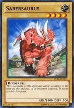 Sabersaurus (Purple) (DL16-EN001) - Duelist League Promo Unlimited - Premium Yugioh Single from Konami - Just $0.78! Shop now at Game Crave Tournament Store