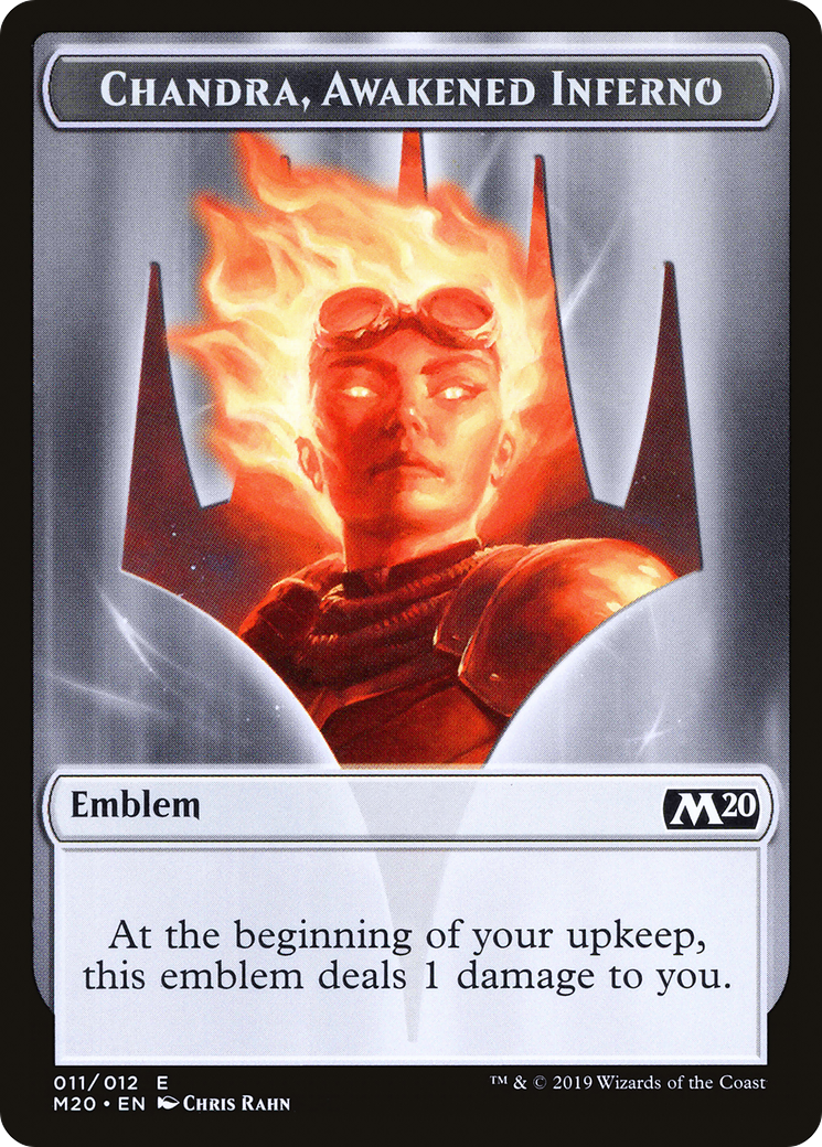 Chandra, Awakened Inferno Emblem (TM20-011) - Core Set 2020 Tokens - Premium MTG Single from Wizards of the Coast - Just $0.23! Shop now at Game Crave Tournament Store