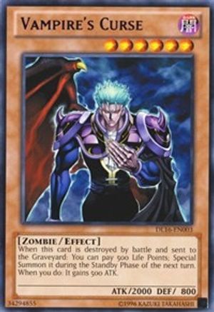 Vampire's Curse (Purple) (DL16-EN003) - Duelist League Promo Unlimited - Premium Yugioh Single from Konami - Just $0.79! Shop now at Game Crave Tournament Store