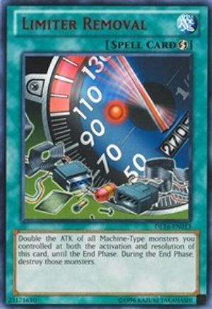 Limiter Removal (Red) (DL16-EN013) - Duelist League Promo Unlimited - Premium Yugioh Single from Konami - Just $4.08! Shop now at Game Crave Tournament Store