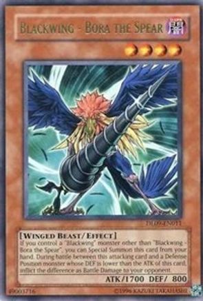 Blackwing - Bora the Spear (Green) (DL09-EN011) - Duelist League Promo Unlimited - Premium Yugioh Single from Konami - Just $16.53! Shop now at Game Crave Tournament Store