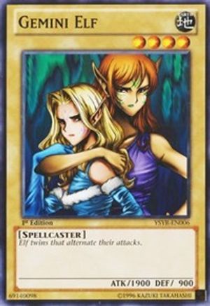 Gemini Elf (YSYR-EN006) - Starter Deck: Yugi Reloaded Unlimited - Premium Yugioh Single from Konami - Just $0.39! Shop now at Game Crave Tournament Store