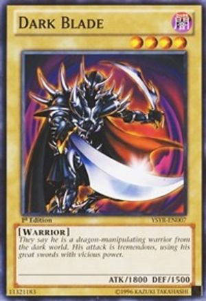Dark Blade (YSYR-EN007) - Starter Deck: Yugi Reloaded 1st Edition - Premium Yugioh Single from Konami - Just $0.25! Shop now at Game Crave Tournament Store