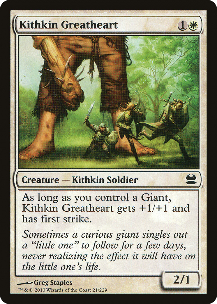 Kithkin Greatheart (MMA-021) - Modern Masters - Premium MTG Single from Wizards of the Coast - Just $0.25! Shop now at Game Crave Tournament Store