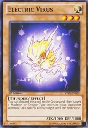 Electric Virus (YSYR-EN022) - Starter Deck: Yugi Reloaded 1st Edition - Premium Yugioh Single from Konami - Just $0.34! Shop now at Game Crave Tournament Store