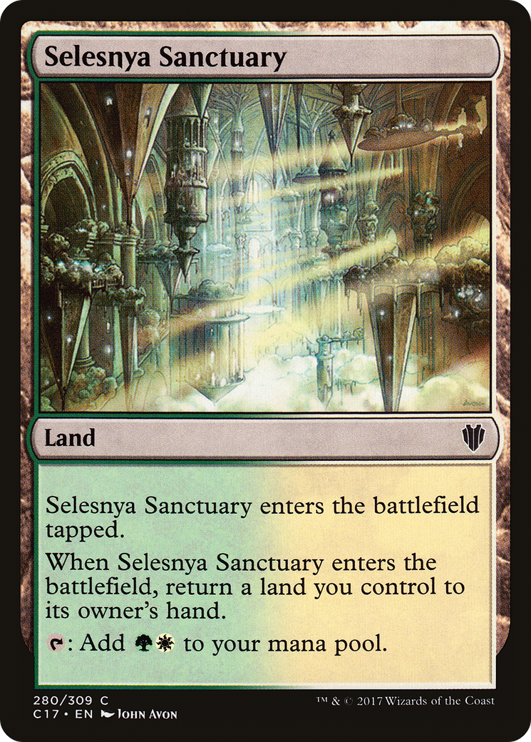 Selesnya Sanctuary (C17-280) - Commander 2017 - Premium MTG Single from Wizards of the Coast - Just $0.08! Shop now at Game Crave Tournament Store