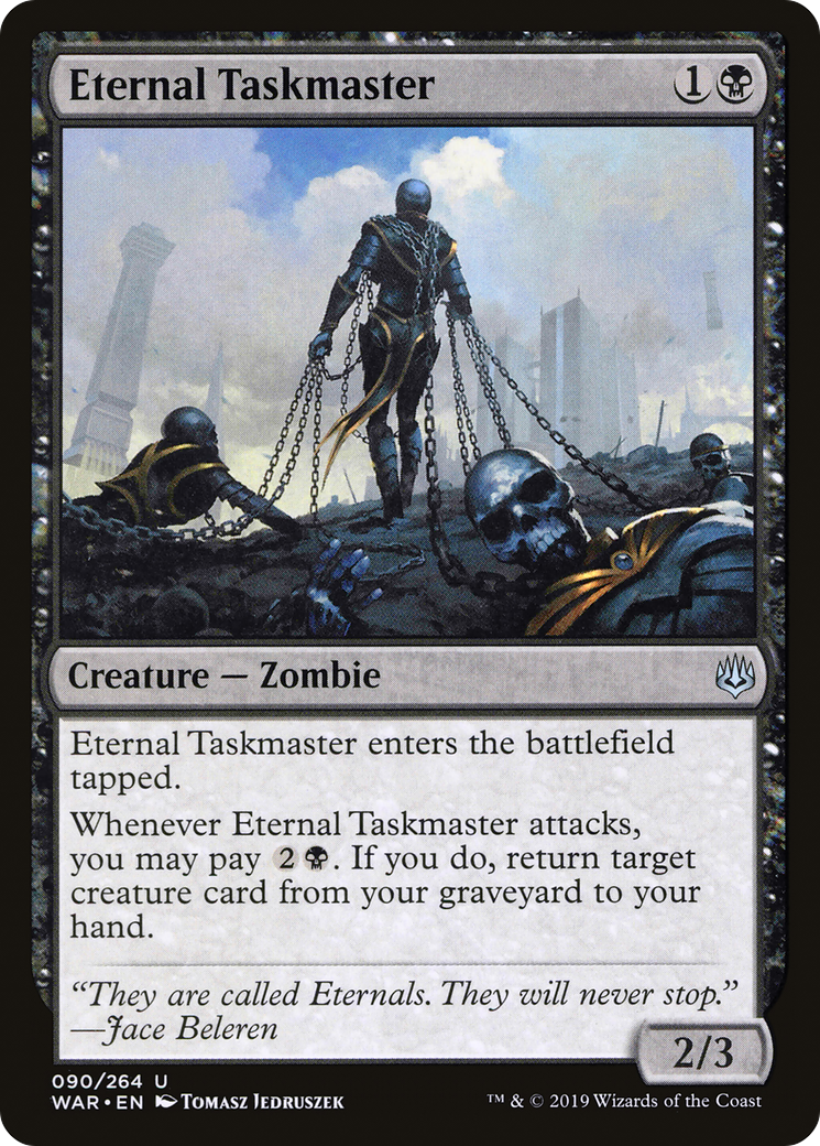 Eternal Taskmaster (WAR-090) - War of the Spark - Premium MTG Single from Wizards of the Coast - Just $0.25! Shop now at Game Crave Tournament Store