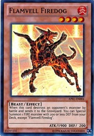 Flamvell Firedog (AP01-EN004) - Astral Pack 1 Unlimited - Premium Yugioh Single from Konami - Just $1.93! Shop now at Game Crave Tournament Store