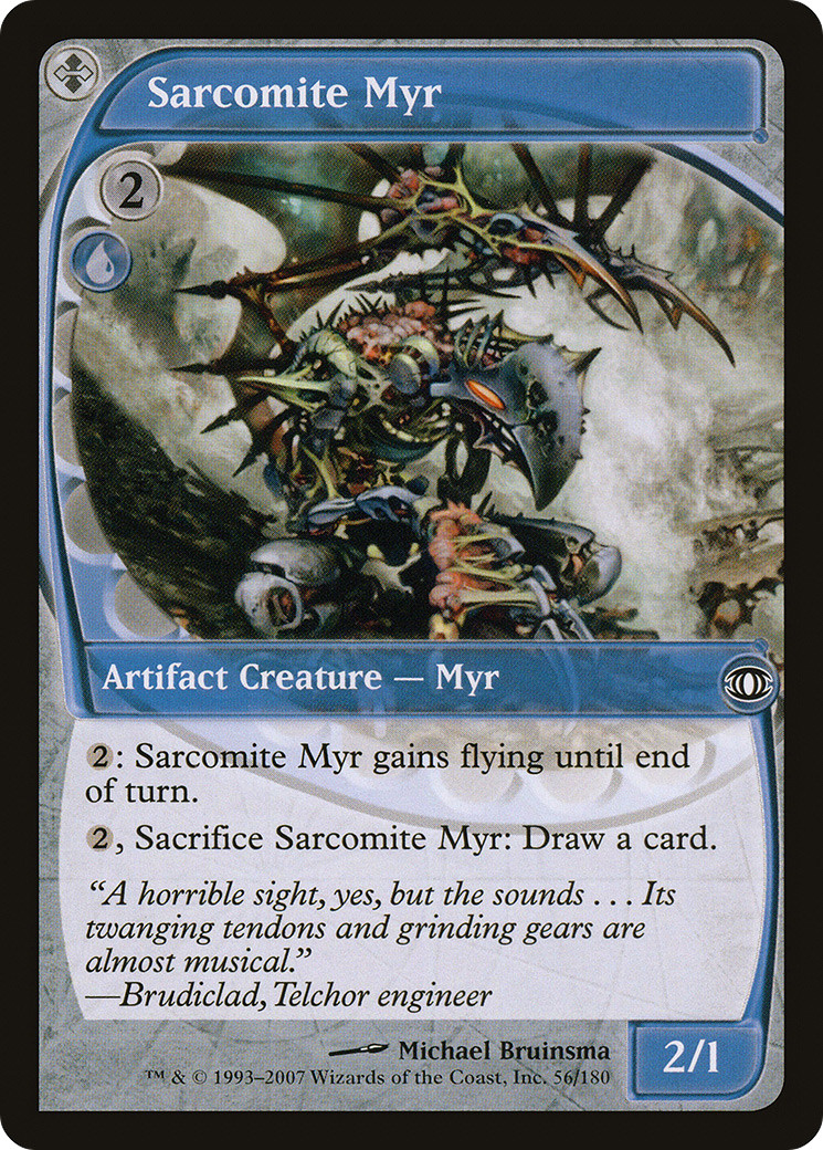 Sarcomite Myr (FUT-056) - Future Sight - Premium MTG Single from Wizards of the Coast - Just $0.08! Shop now at Game Crave Tournament Store