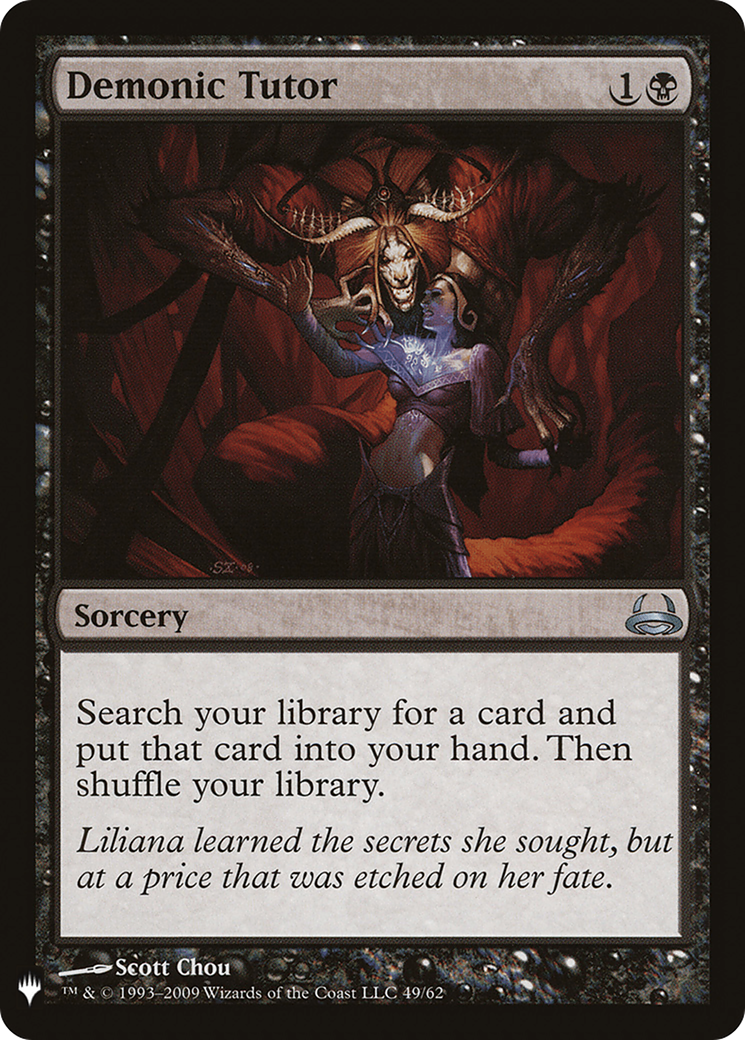Demonic Tutor (MB1-620) - Mystery Booster - Premium MTG Single from Wizards of the Coast - Just $11.04! Shop now at Game Crave Tournament Store