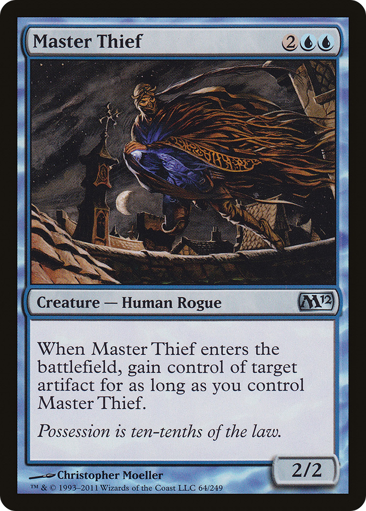 Master Thief (M12-064) - Magic 2012 Foil - Premium MTG Single from Wizards of the Coast - Just $0.17! Shop now at Game Crave Tournament Store