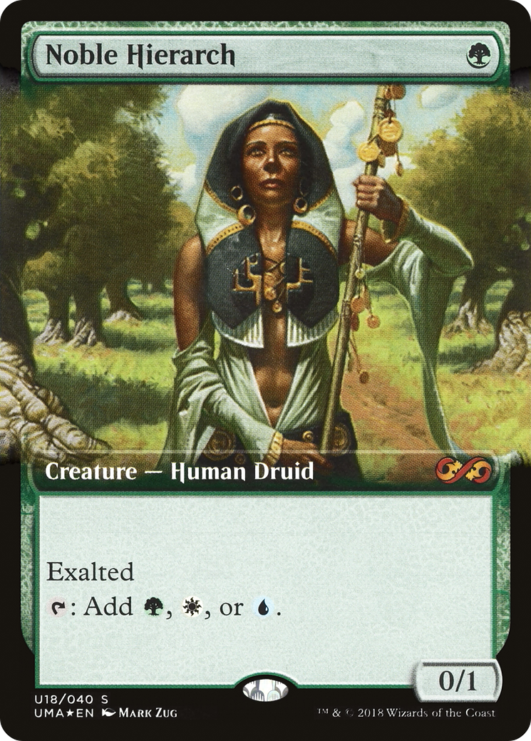 Noble Hierarch (PUMA-U18) - Ultimate Box Topper: (Extended Art) Foil - Premium MTG Single from Wizards of the Coast - Just $4.30! Shop now at Game Crave Tournament Store