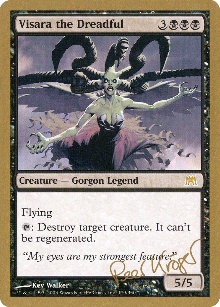 Visara the Dreadful (WC03-PK179) - World Championship Decks 2003 - Premium MTG Single from Wizards of the Coast - Just $2.99! Shop now at Game Crave Tournament Store