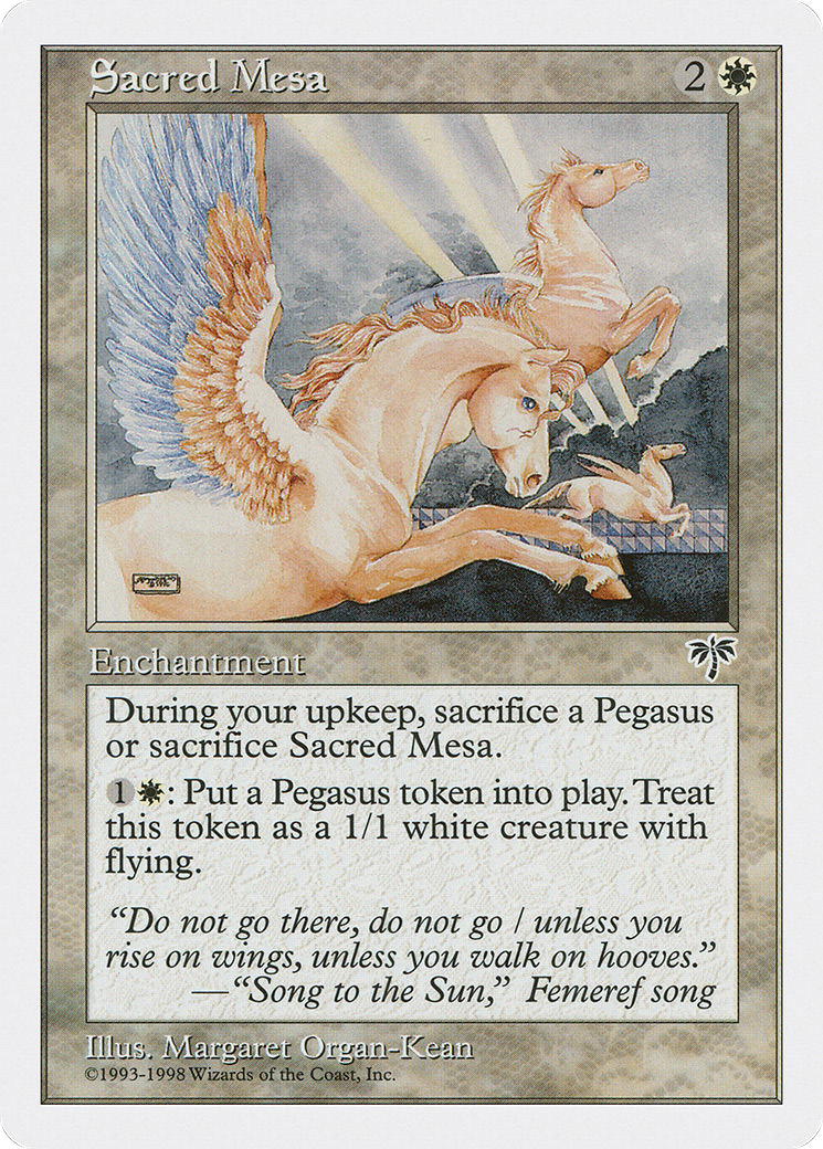 Sacred Mesa (ATH-013) - Anthologies - Premium MTG Single from Wizards of the Coast - Just $0.08! Shop now at Game Crave Tournament Store