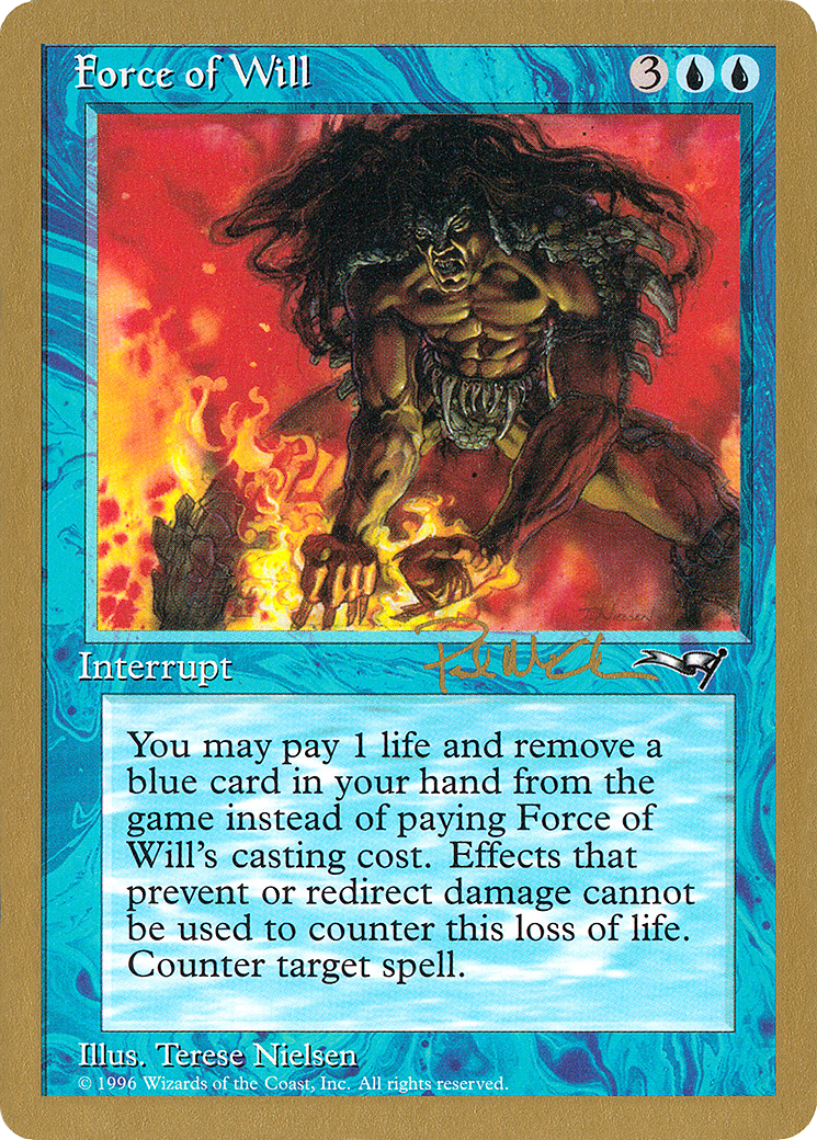 Force of Will (WC97-PM28) - World Championship Decks 1997 - Premium MTG Single from Wizards of the Coast - Just $13.23! Shop now at Game Crave Tournament Store