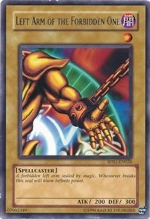 Left Arm of the Forbidden One (RP01-EN020) - Retro Pack 1 Unlimited - Premium Yugioh Single from Konami - Just $5.20! Shop now at Game Crave Tournament Store