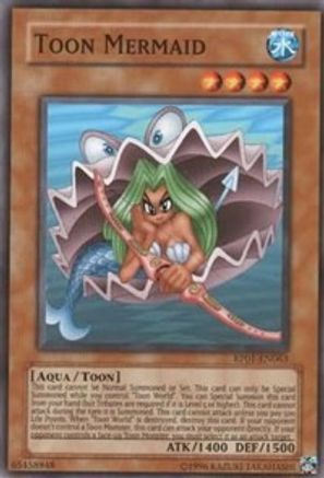 Toon Mermaid (RP01-EN063) - Retro Pack 1 Unlimited - Premium Yugioh Single from Konami - Just $0.33! Shop now at Game Crave Tournament Store
