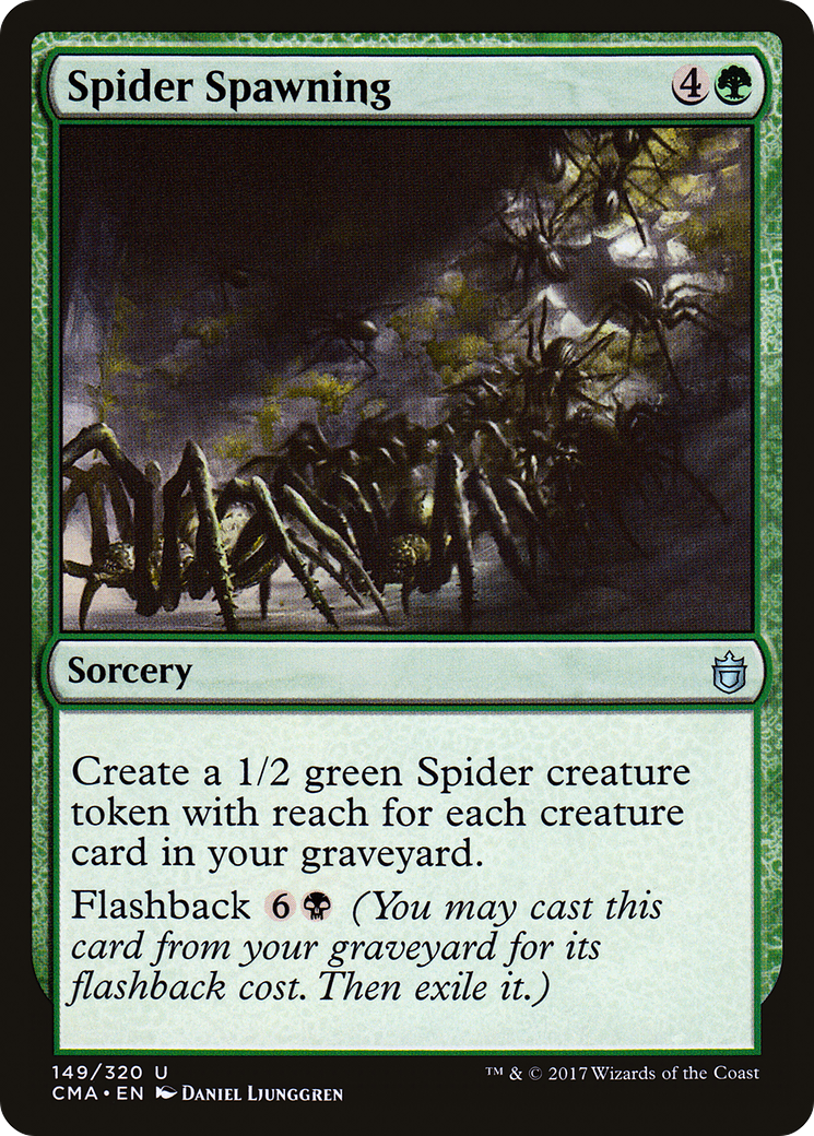 Spider Spawning (CMA-149) - Commander Anthology - Premium MTG Single from Wizards of the Coast - Just $0.08! Shop now at Game Crave Tournament Store