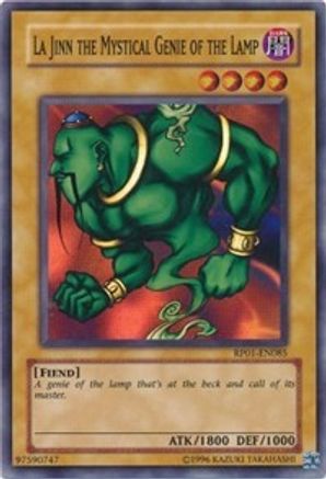 La Jinn the Mystical Genie of the Lamp (RP01-EN085) - Retro Pack 1 Unlimited - Premium Yugioh Single from Konami - Just $10.02! Shop now at Game Crave Tournament Store