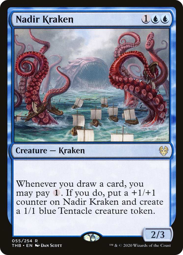 Nadir Kraken (THB-055) - Theros Beyond Death - Premium MTG Single from Wizards of the Coast - Just $0.08! Shop now at Game Crave Tournament Store
