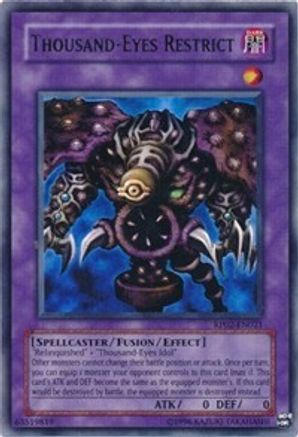 Thousand-Eyes Restrict (RP02-EN021) - Retro Pack 2 Unlimited - Premium Yugioh Single from Konami - Just $11.74! Shop now at Game Crave Tournament Store