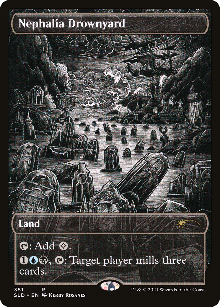 Nephalia Drownyard (SLD-351) - Secret Lair Drop Foil - Premium MTG Single from Wizards of the Coast - Just $0.86! Shop now at Game Crave Tournament Store