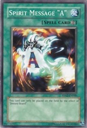 Spirit Message "A" (RP02-EN048) - Retro Pack 2 Unlimited - Premium Yugioh Single from Konami - Just $0.27! Shop now at Game Crave Tournament Store