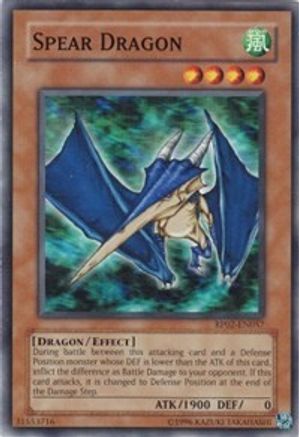 Spear Dragon (RP02-EN057) - Retro Pack 2 Unlimited - Premium Yugioh Single from Konami - Just $0.30! Shop now at Game Crave Tournament Store