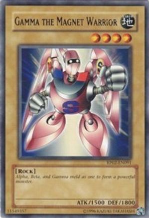 Gamma The Magnet Warrior (RP02-EN091) - Retro Pack 2 Unlimited - Premium Yugioh Single from Konami - Just $1.24! Shop now at Game Crave Tournament Store