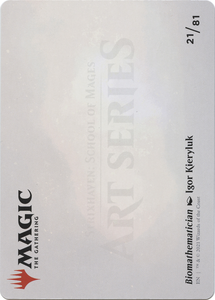 Biomathematician // Biomathematician (ASTX-021) - Strixhaven Art Series (Borderless) - Premium MTG Single from Wizards of the Coast - Just $0! Shop now at Game Crave Tournament Store