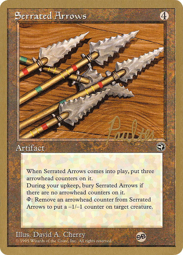 Serrated Arrows (PTC-PP110SB) - Pro Tour Collector Set - Premium MTG Single from Wizards of the Coast - Just $0.12! Shop now at Game Crave Tournament Store