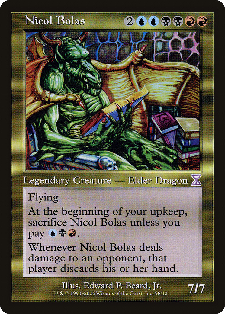 Nicol Bolas (TSB-098) - Time Spiral Timeshifted - Premium MTG Single from Wizards of the Coast - Just $0.42! Shop now at Game Crave Tournament Store