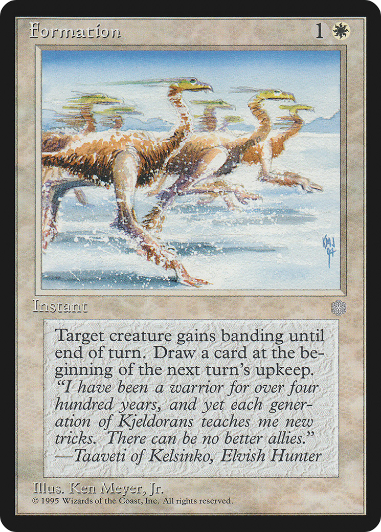 Formation (ICE-025) - Ice Age - Premium MTG Single from Wizards of the Coast - Just $0.19! Shop now at Game Crave Tournament Store